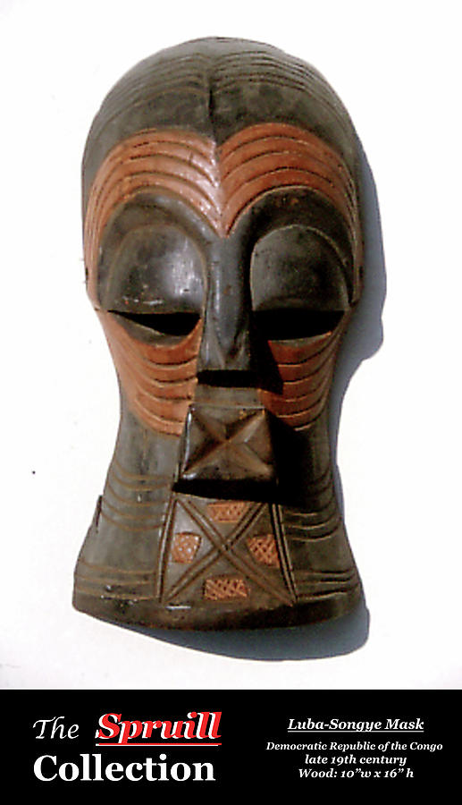 Songye Mask Sculpture by Everett Spruill