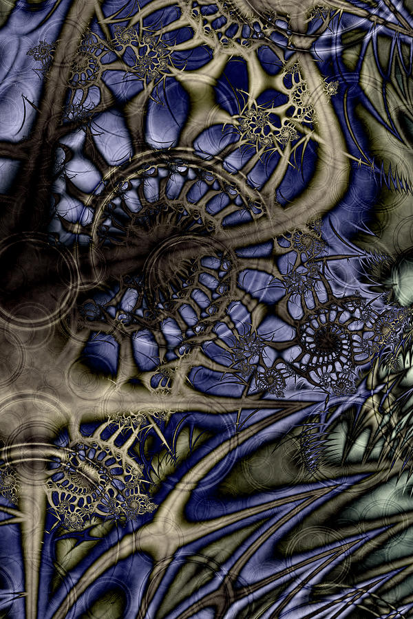 Fractal Digital Art - Sonic Violet by Fractalicious