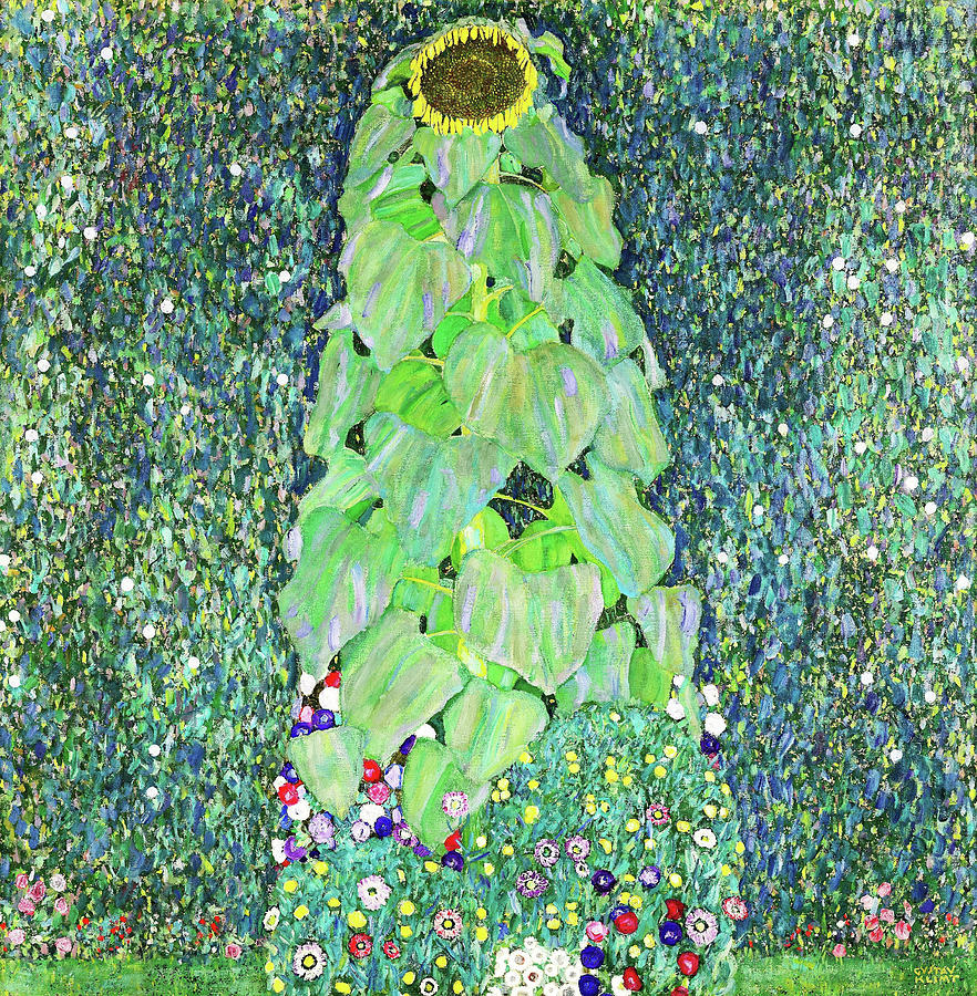 Gustav Klimt Painting - Sonnenblume - Digital Remastered Edition by Gustav Klimt