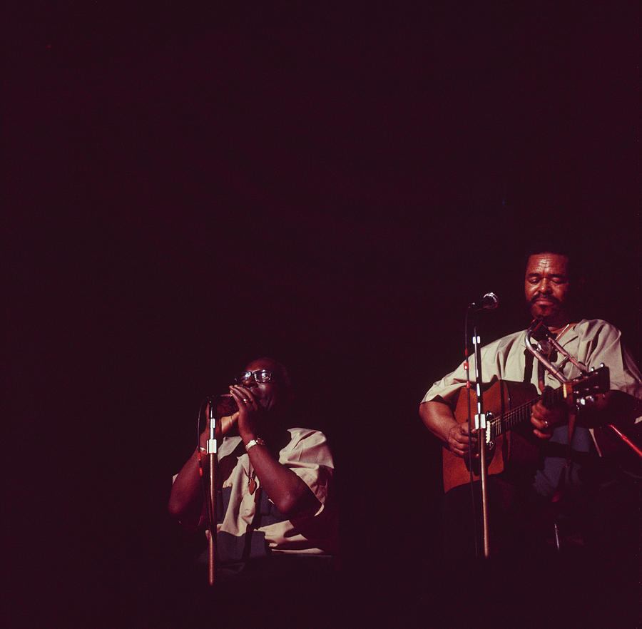 Sonny Terry And Brownie Mcghee Perfom Photograph by David Redfern