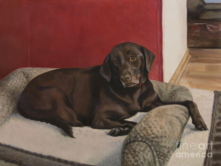 Sophie Painting by Jeanne Newton Schoborg