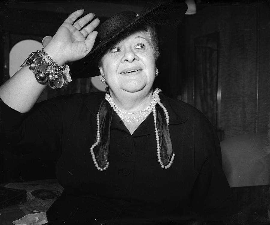 Sophie Tucker Photograph by Stroud