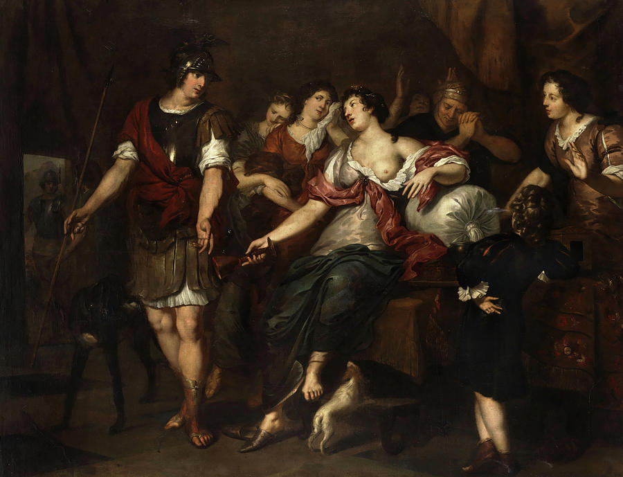 Sophonisba Receiving the Poisoned Cup Painting by Gerard Hoet - Fine ...