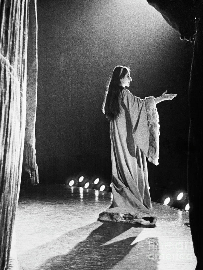 Soprano Maria Callas On Stage Photograph by Bettmann