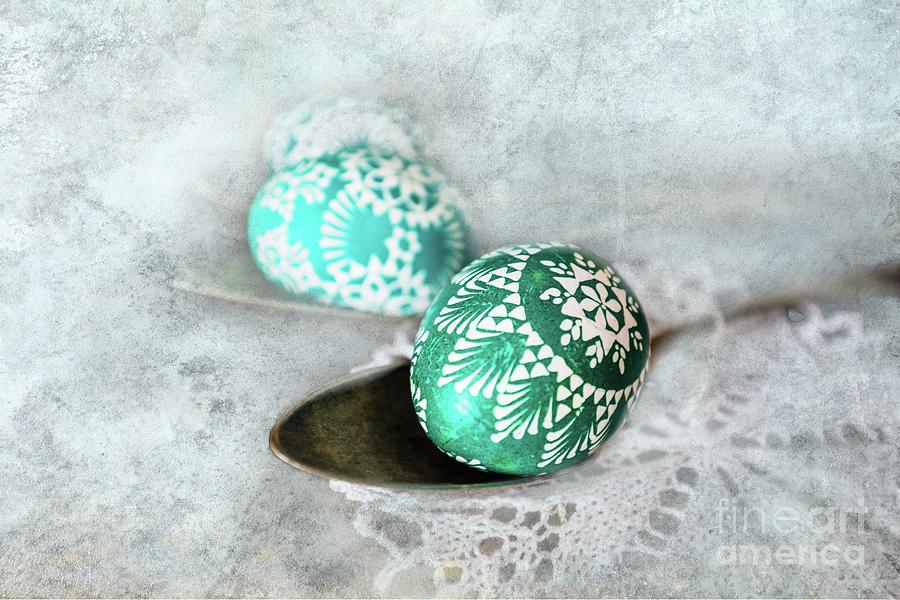 Sorbian Easter Eggs-2 Mixed Media by Eva Lechner