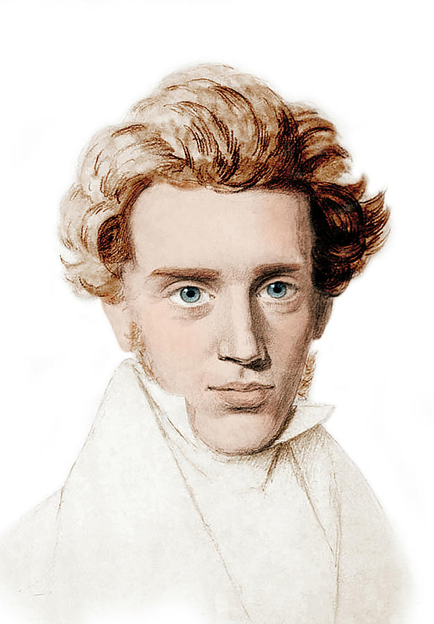 Soren Kierkegaard, Danish Philosopher Photograph by Science Source