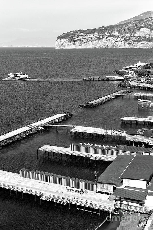 Sorrento Docks In a Row Photograph by John Rizzuto