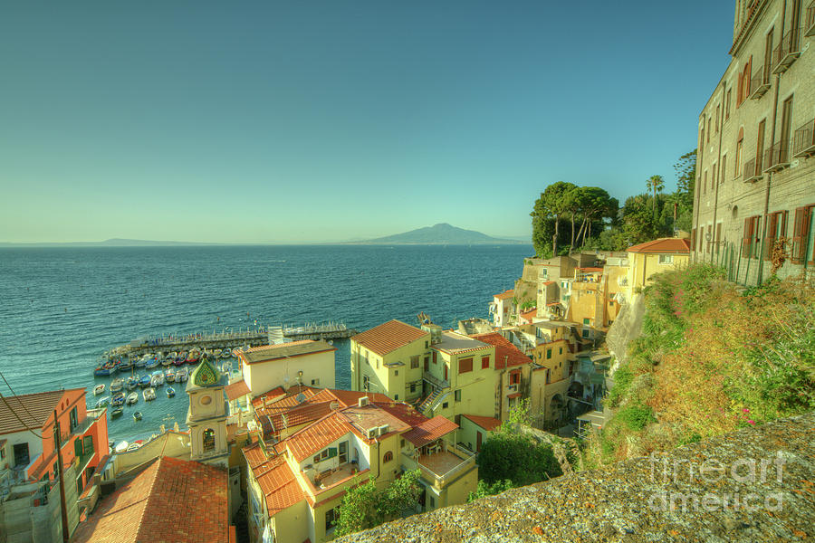 Sorrento Vesuvius Photograph by Rob Hawkins - Pixels