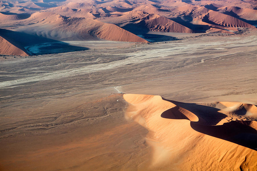 Abstract Photograph - Sossusvlei From The Air by Ben McRae