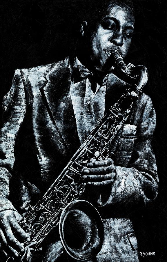Music Painting - Soul Jazz by Richard Young
