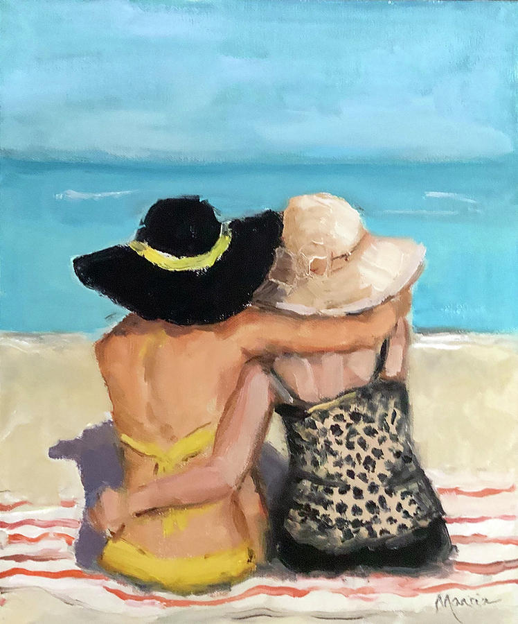 Girlfriends Painting - Soul Sisters by Marcia Hodges