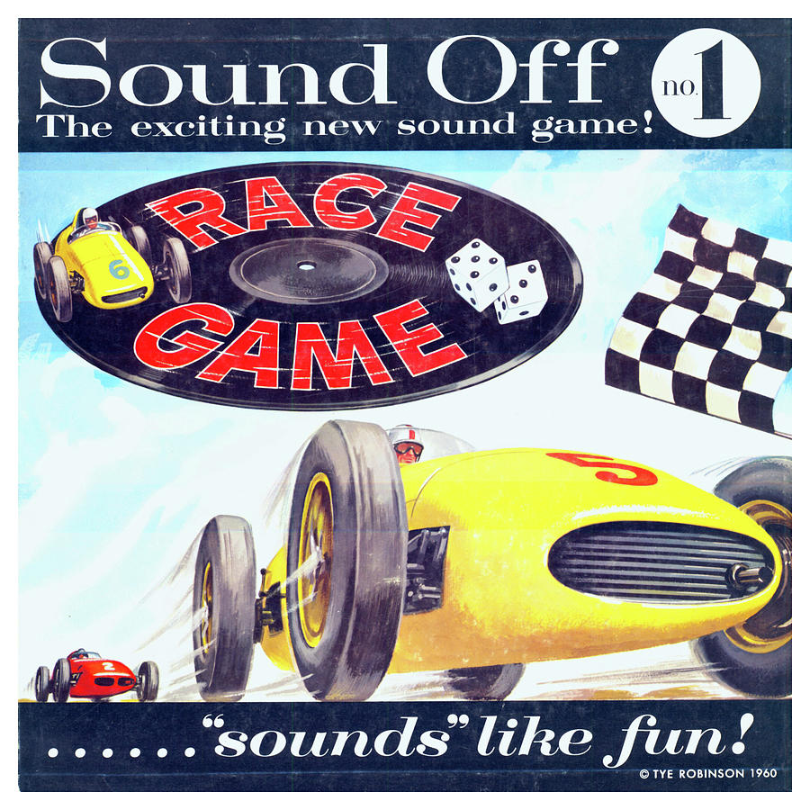 Sound Off #1 Race Game 1960 Album Cover Photograph by Retrographs