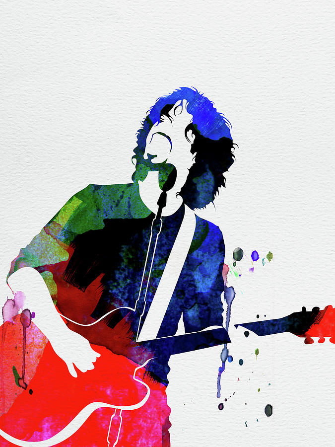Soundgarden Mixed Media - Soundgarden Watercolor by Naxart Studio