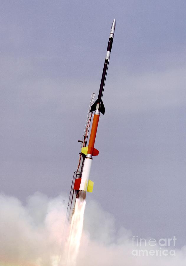 Sounding Rocket Photograph by Nasa/science Photo Library