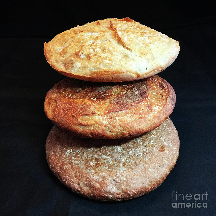 Sourdough Bread Stack 2 Photograph by Amy E Fraser