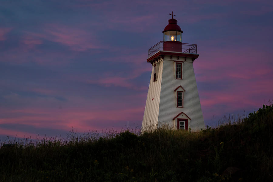 Souris East Lighthouse, Early Morning Photograph by David Hook - Fine ...