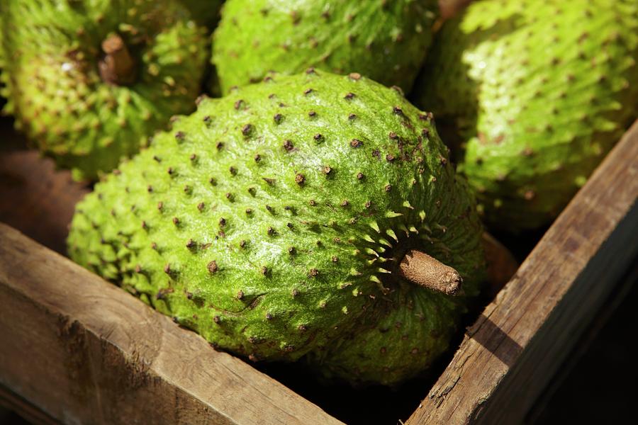 Soursop Fruit In A Crate Photograph by Joff Lee Studios