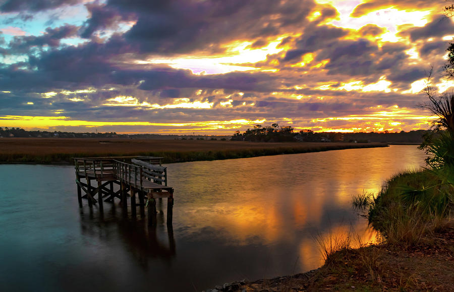 South Carolina Sunset Photograph by Norma Brandsberg