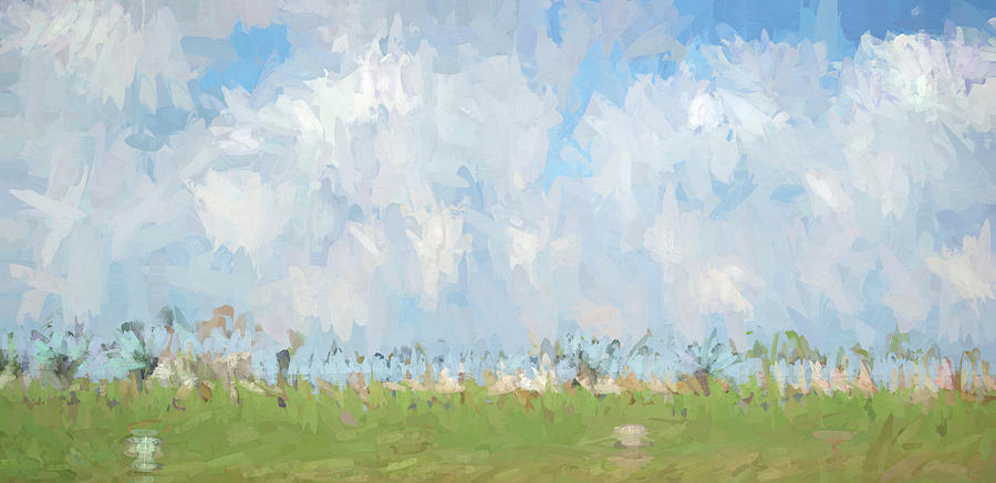 South Dakota Landscape in abstract Digital Art by Cathy Anderson