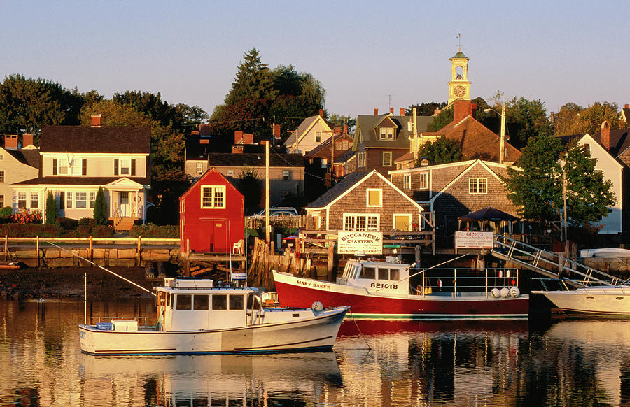 South End, Harbor And Houses Photograph by John Elk Iii