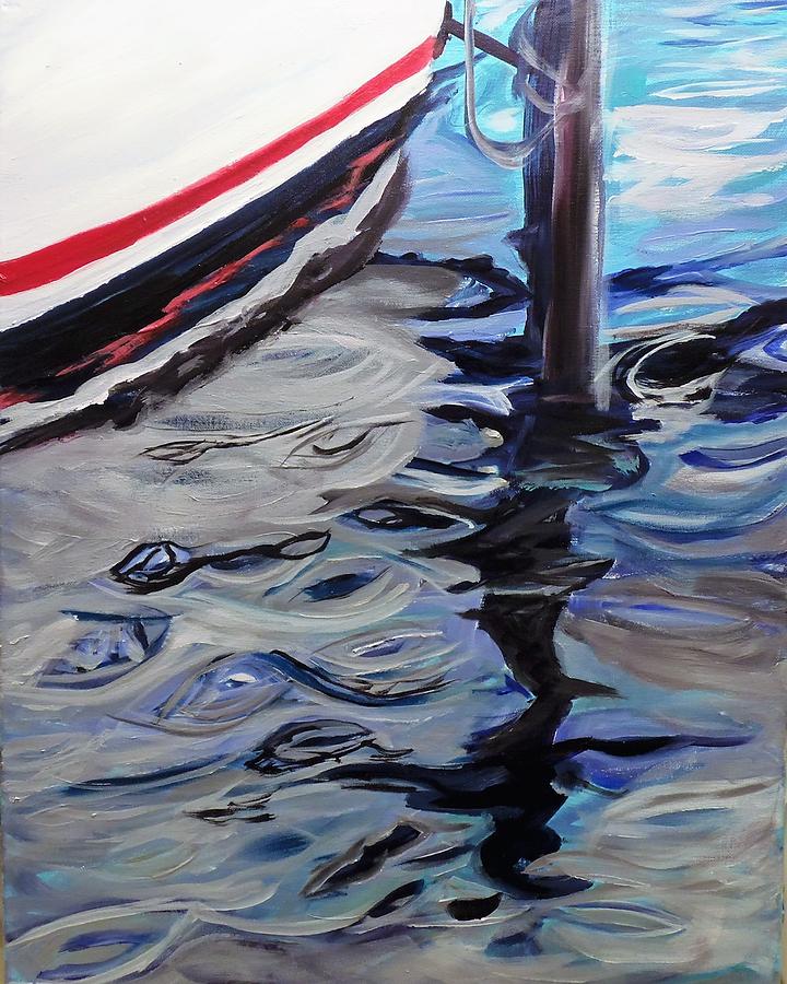 South Harbor Reflections 2 Painting by Max Bowermeister - Fine Art America