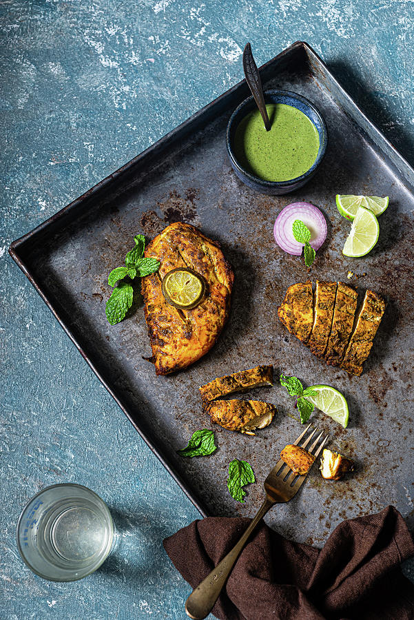 South Indian Style Grilled Chicken Breast Photograph by Preeti Tamilarasan