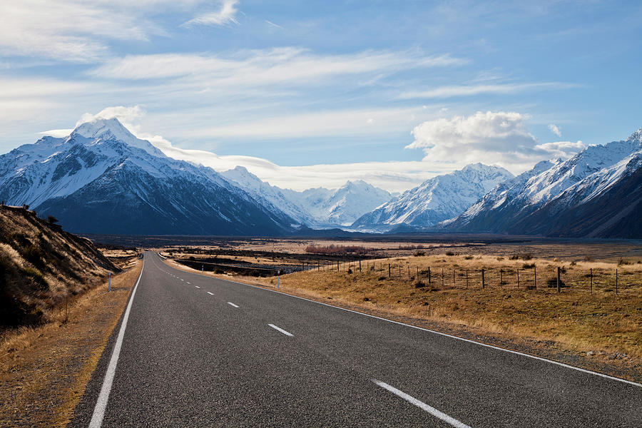 South Island Road, New Zealand Photograph by Enjoynz