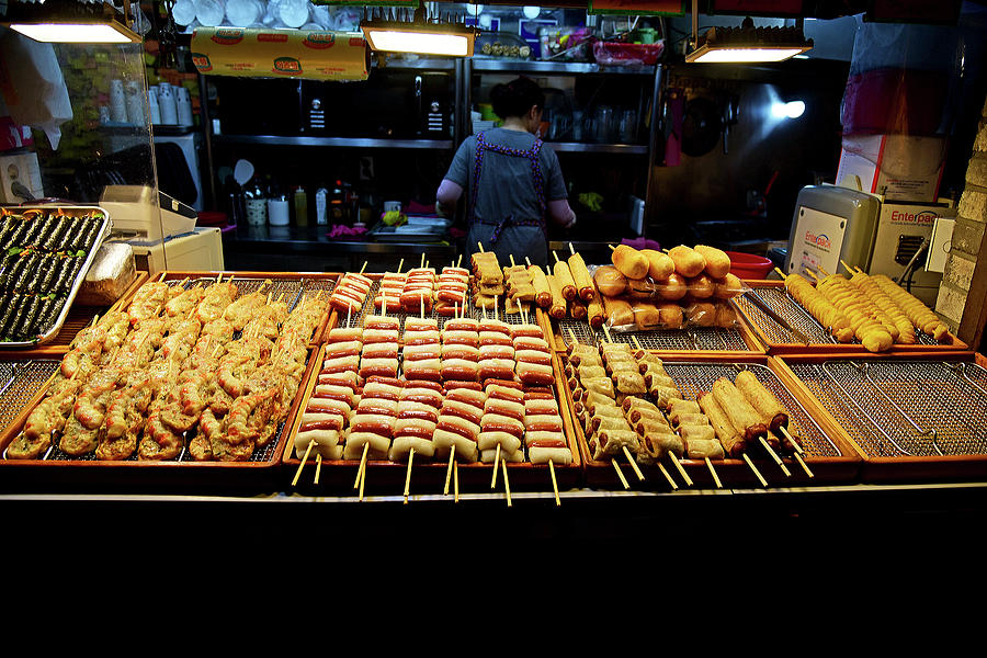 South Korean Street Food Photograph By Evan Peller - Fine Art America