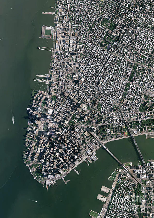 South Of Manhattan Photograph by Planetobserver/science Photo Library