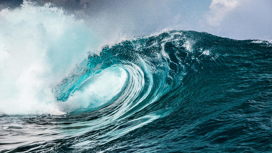 Oceans Photograph - South Pacific Ocean Swell At The Pass by Stephan Debelle