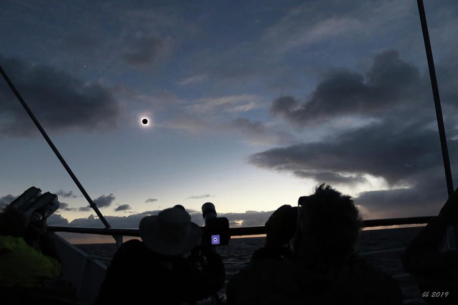 South Pacific Totality Photograph by Brad Brailsford