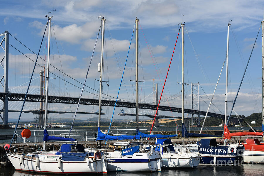 South Queensferry Harbour Photograph by Yvonne Johnstone