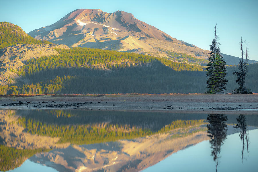 South Sister Mountain Photograph by Aaron Harris