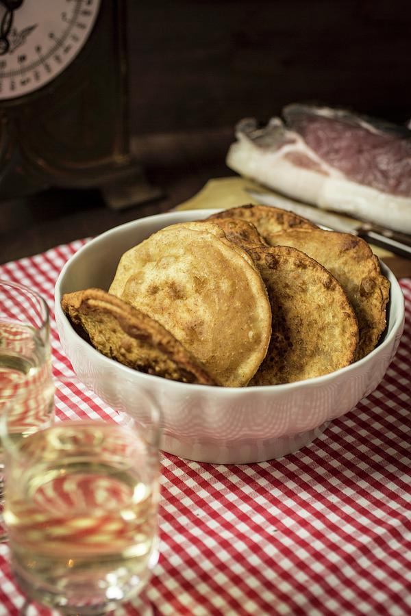 South Tyrolean Tirteln fried, Stuffed Pastries Photograph by The ...