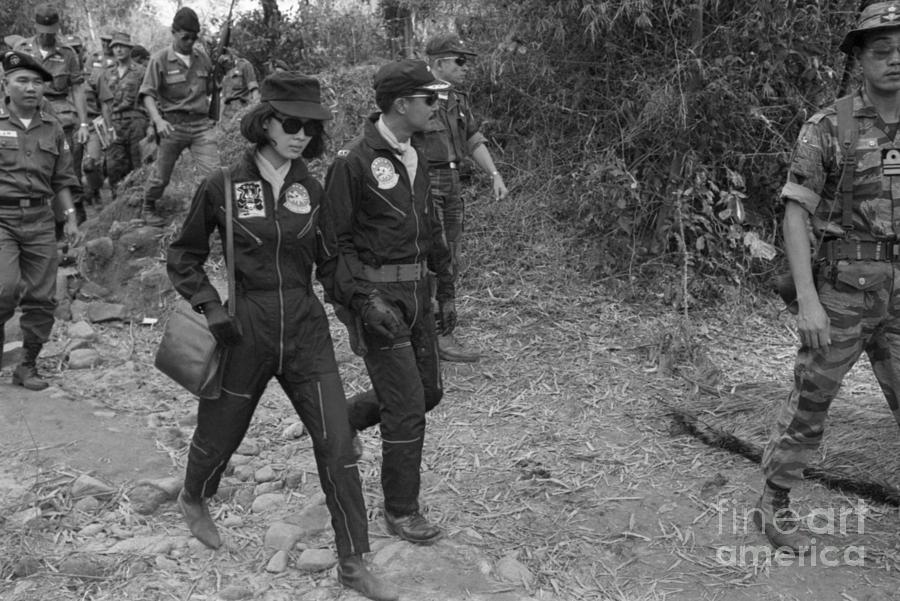 South Vietnamese Officer Walking Photograph by Bettmann