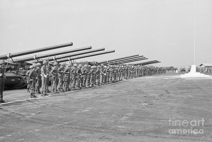 South Vietnamese Soldiers Standing Photograph by Bettmann