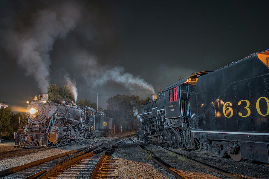 Train Photograph - Southern 4501, all dressed up as LN 1593 by Jim Pearson