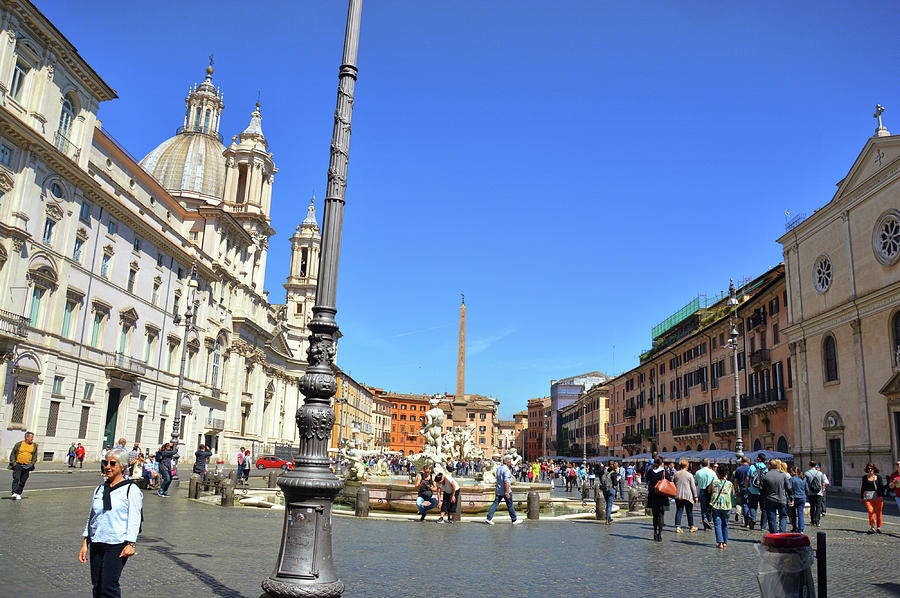 Southern End Of Piazza Navona Photograph by JAMART Photography