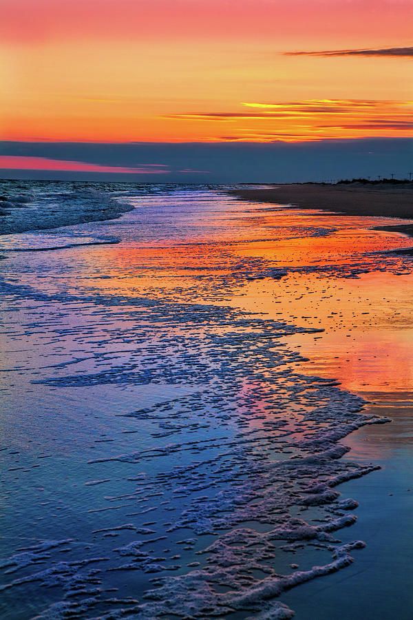 Southern Outer Banks Beach Sunset Photograph by Dan Carmichael