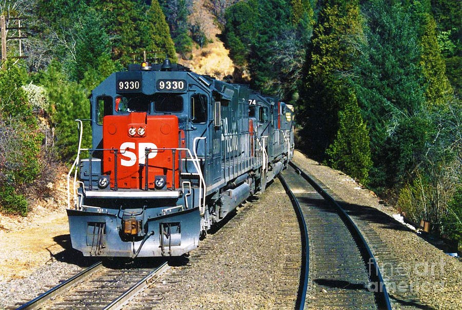 VINTAGE RAILROAD - Southern Pacific SD45-T2 Photograph by John and Sheri Cockrell