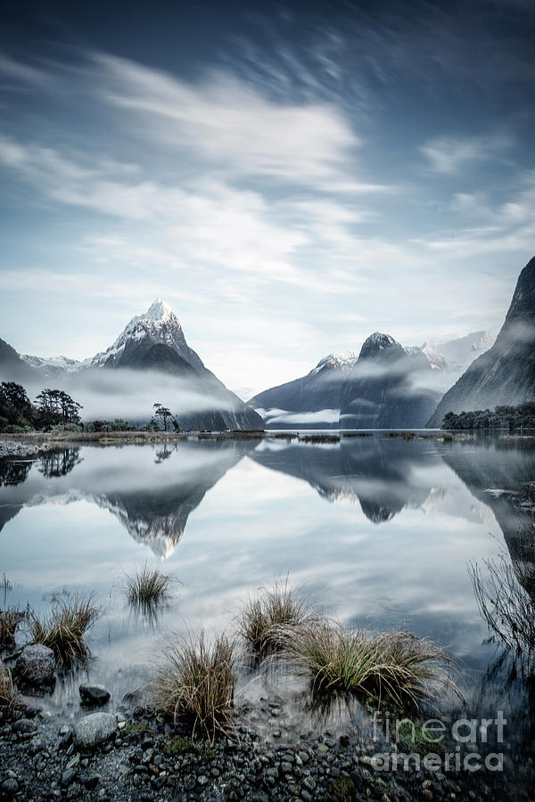 Milford Sound Photograph - Southern Shores by Evelina Kremsdorf