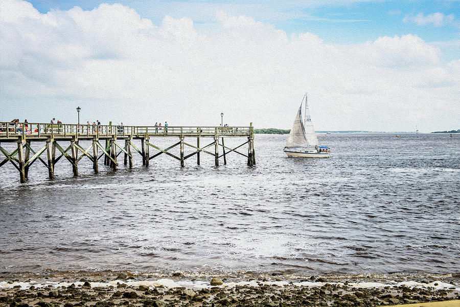 Southport, NC... Summer Afternoon Photograph by Cynthia Wolfe