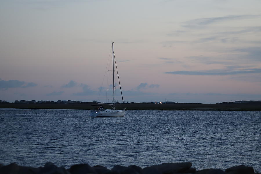 Southport Sailboat At Sunset 5 Photograph