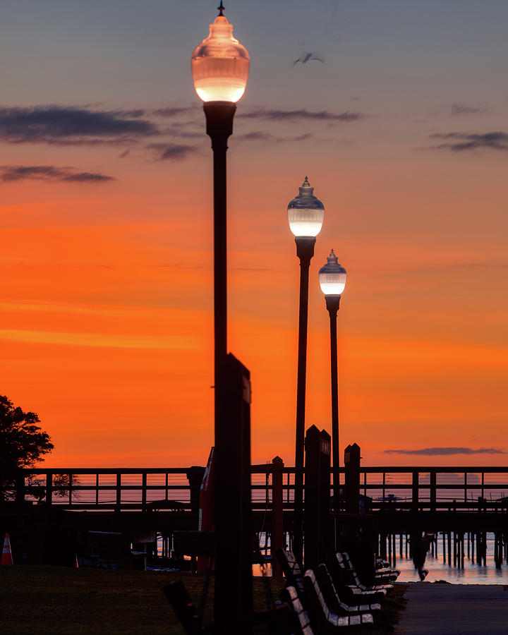 Southport Waterfront Sunrise Photograph by Nick Noble