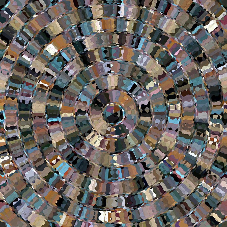 Ripple Digital Art - Southwestern Mosaic by David Manlove