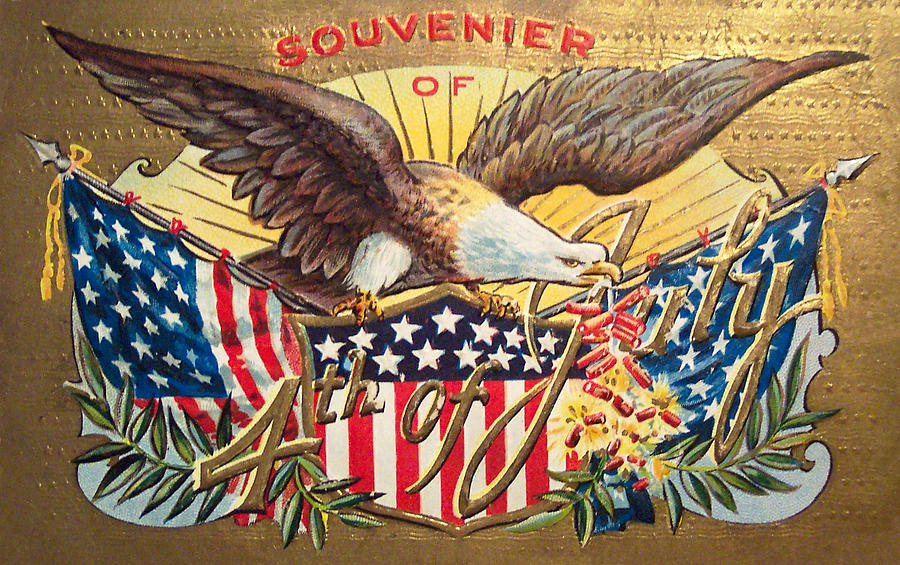 Souvenir of 4th of July Painting by Unknown