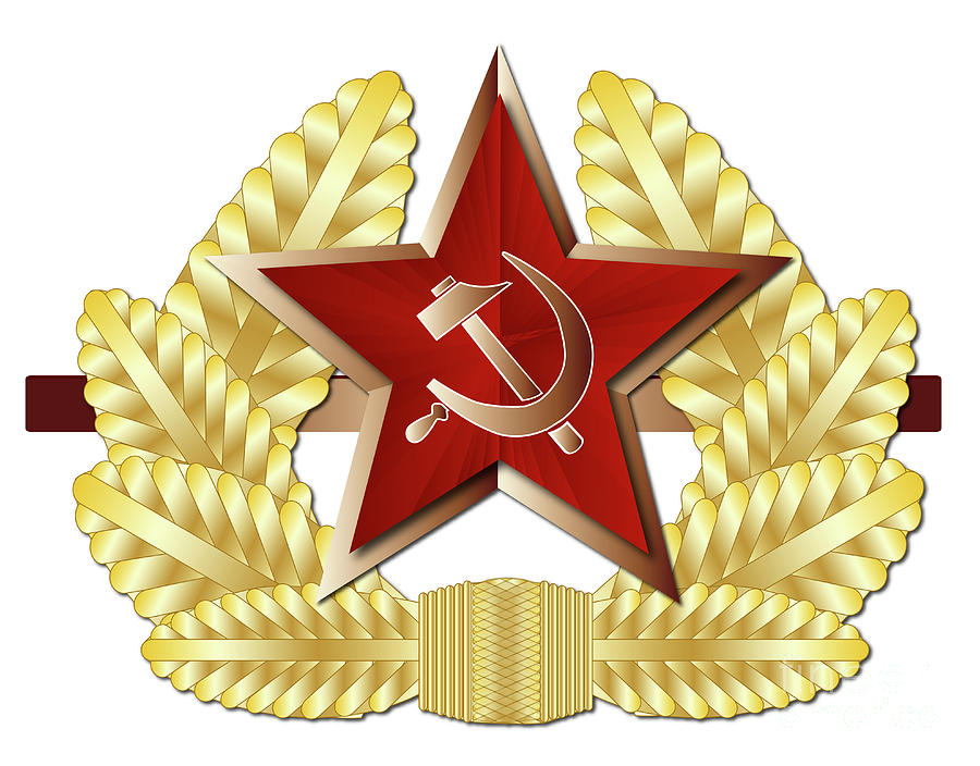 Soviet Cap Badge Digital Art By Bigalbaloo Stock - Fine Art America