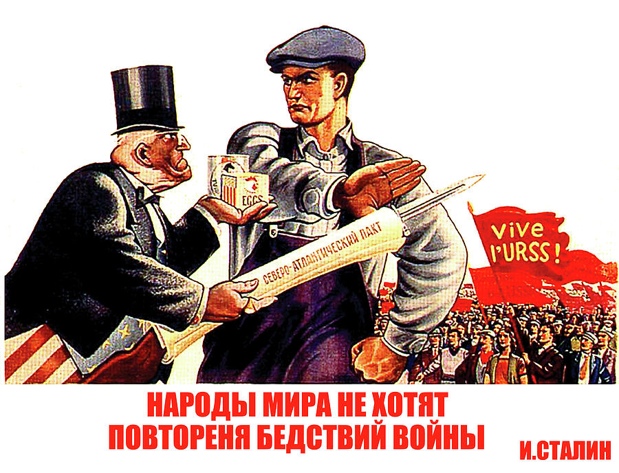 Soviet cold war poster Digital Art by Long Shot