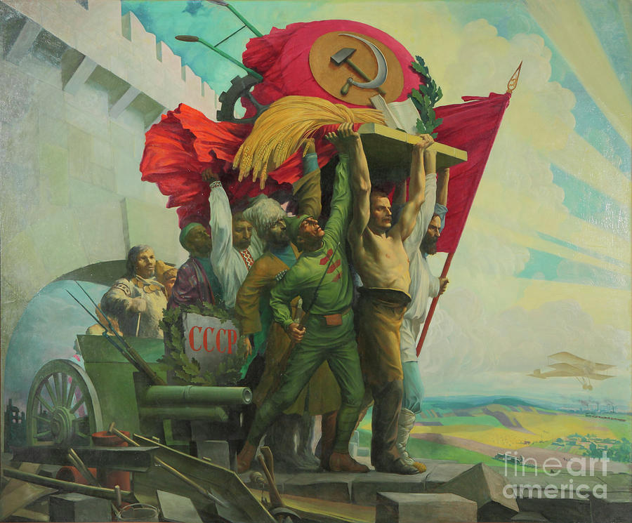 Soviet Union - Friendship Of Peoples Drawing by Heritage Images