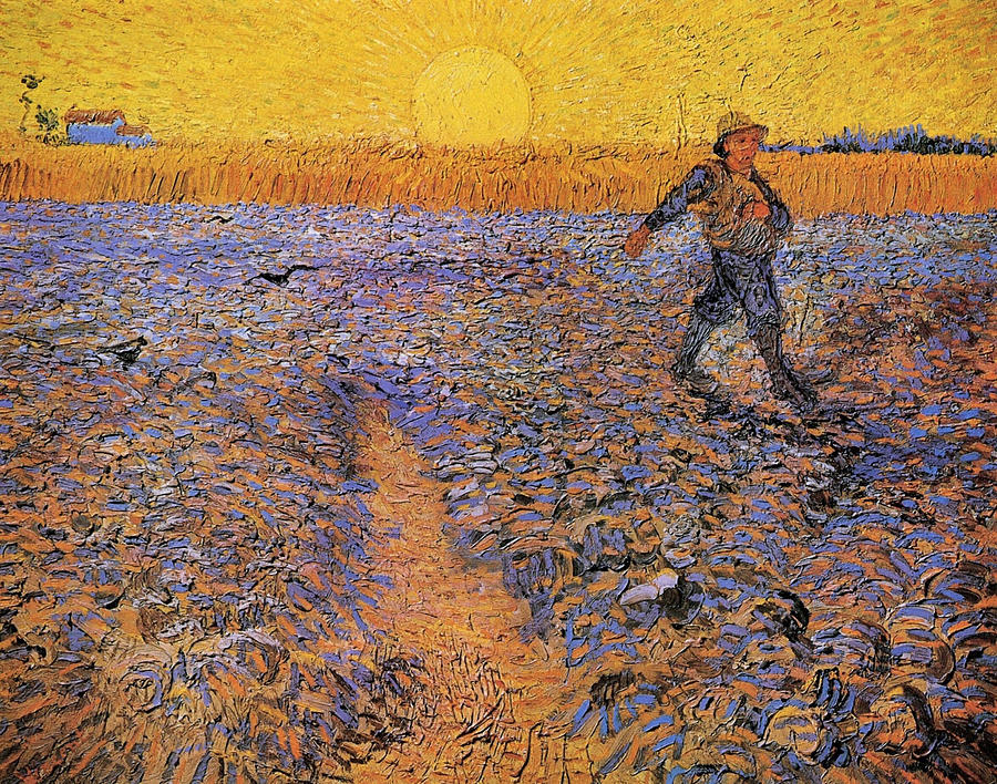 Sower [3] Painting by - Fine Art America